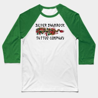 Silver Shamrock Tattoo Company S&R Homage Baseball T-Shirt